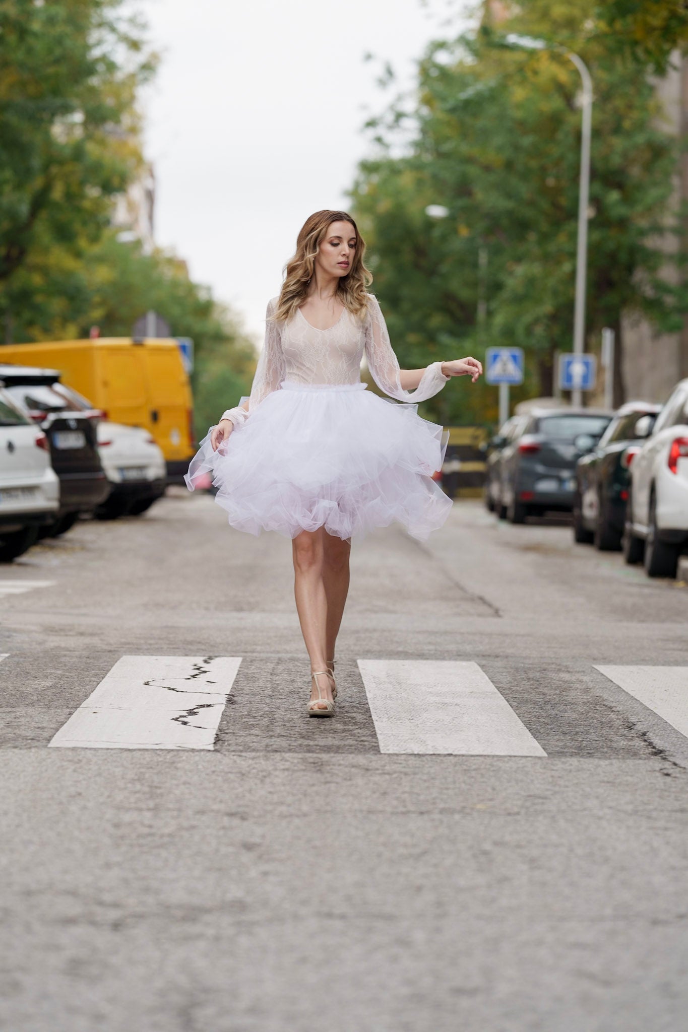 🌷 Segundo vestido de novia para deslumbrar en tu baile de boda Mélusine