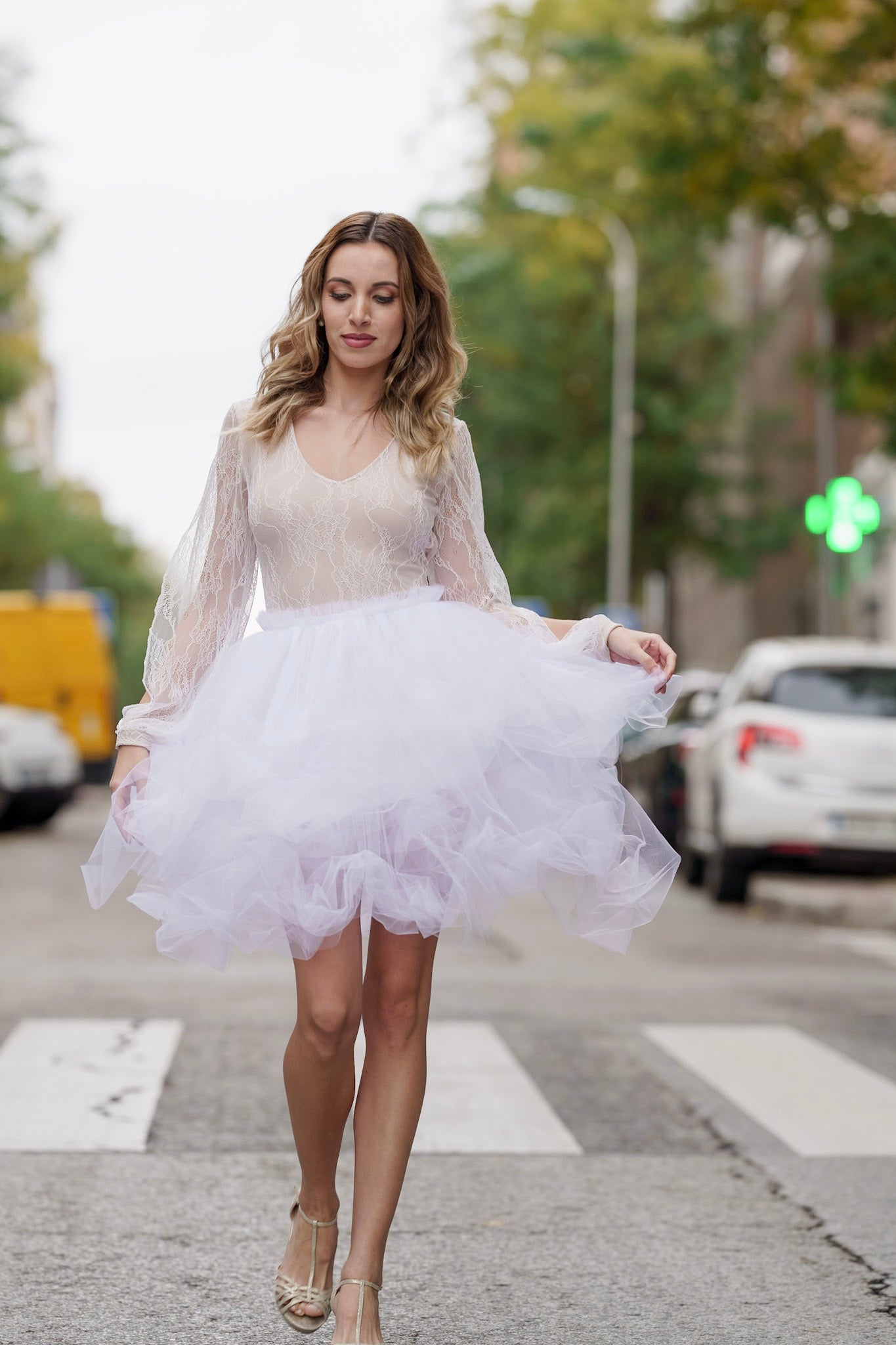 🌷 Segundo vestido de novia para deslumbrar en tu baile de boda Mélusine