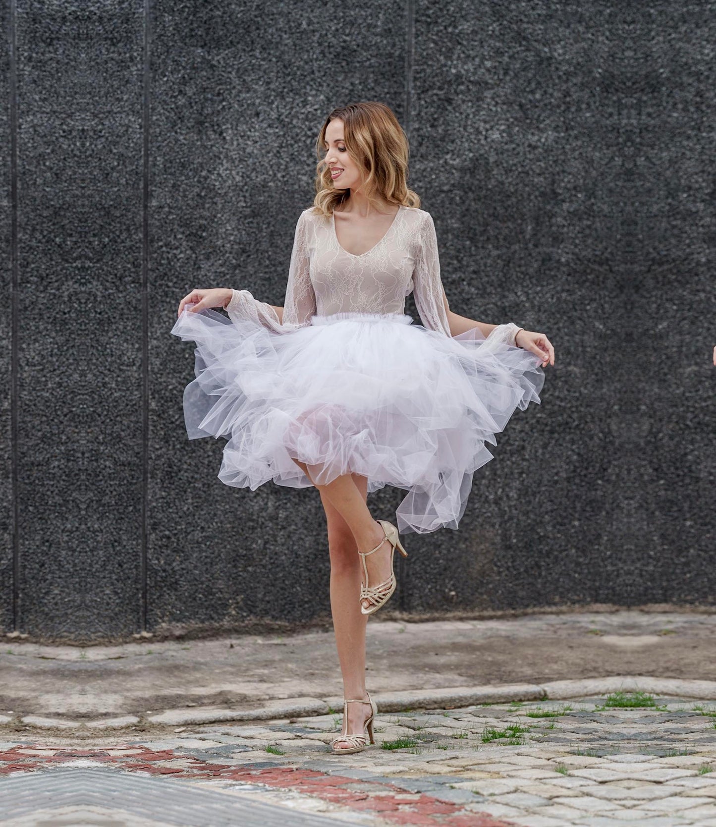 🌷 Segundo vestido de novia para deslumbrar en tu baile de boda Mélusine