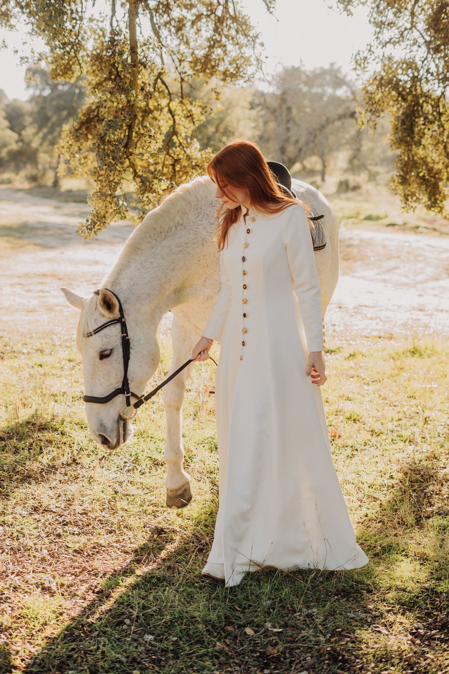 ✨ Vestido - abrigo de novia para bodas de invierno Valérie