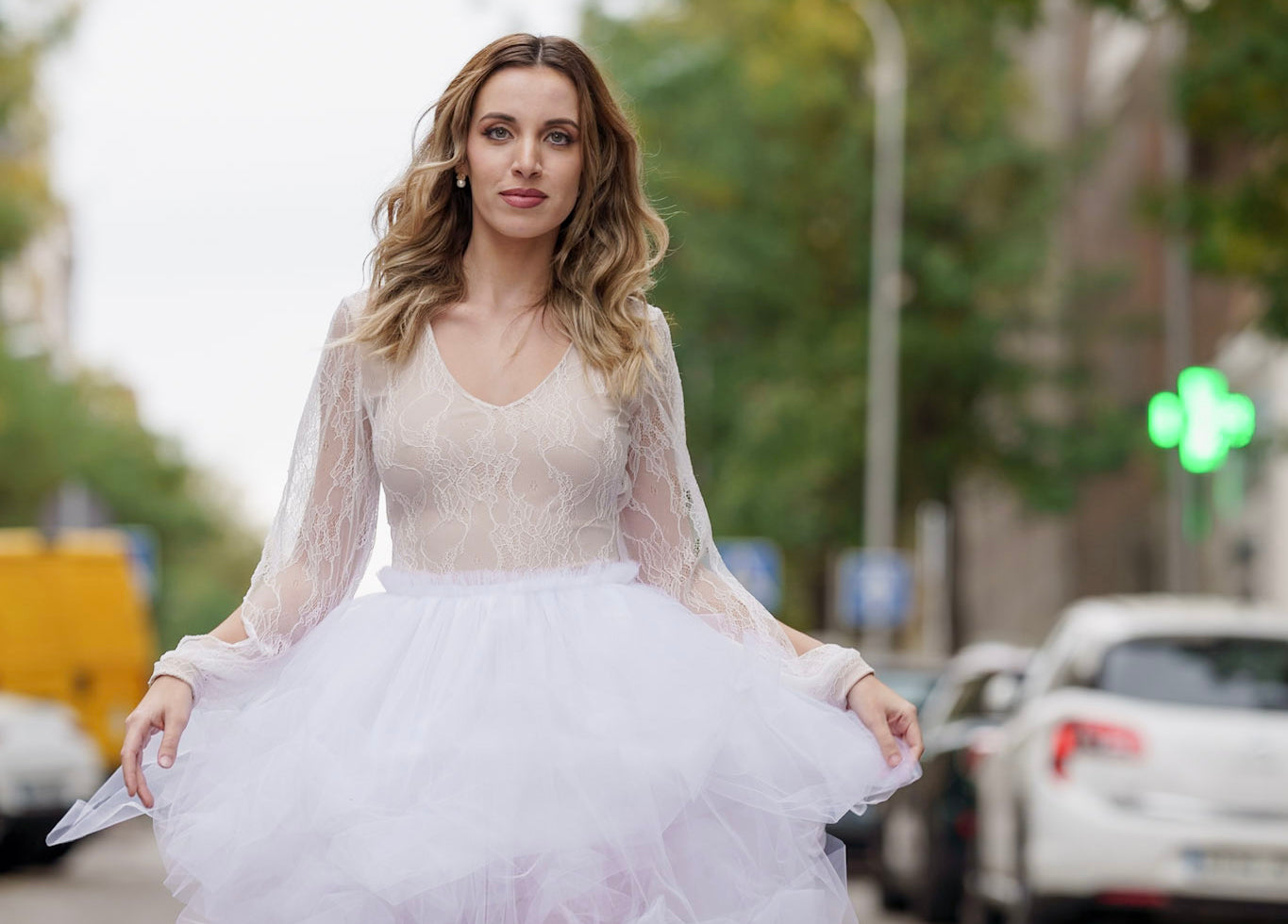 🌷 Segundo vestido de novia para deslumbrar en tu baile de boda Mélusine